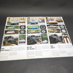 Catalogo Porsche pieghevole modelli 924/924Turbo, 911 SC/911Turbo； 928/928S 2