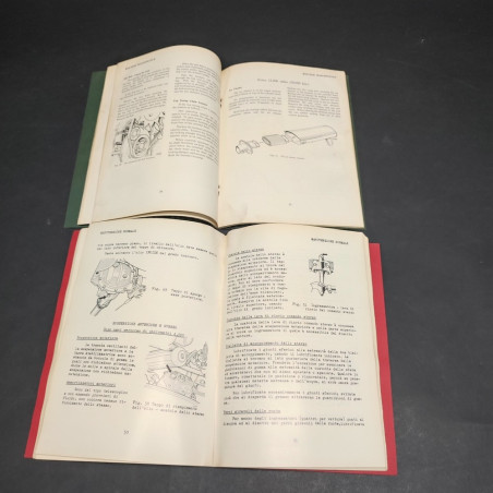 Lotto di 2 libretti d'uso e manutenzione auto Jaguar 3.4 - 3.8 inglese, italiano