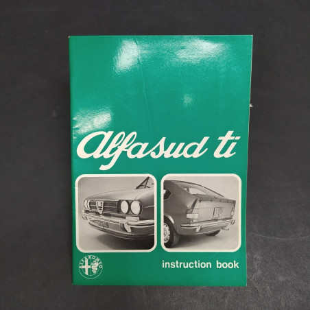 Libretto uso e manutenzione - Instruction manual vetture Alfa Romeo, Alfa Sud TI