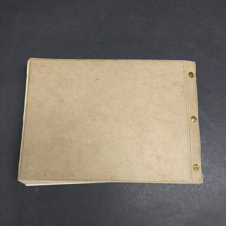 Catalogo parti di ricambio auto Lancia Flavia 1966 multilingue. Segno a matita