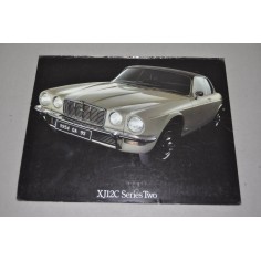 PROSPEKT DEPLIANT BROCHURE JAGUAR XJ12C SERIES TWO FOGLIO SINGOLO CARTONCINO