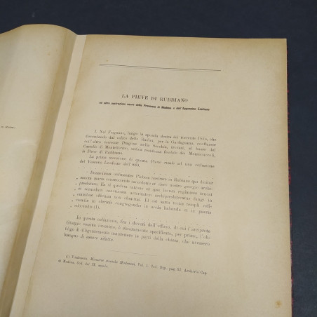 Volume Costruzioni Medioevali dell'Appennino Modenese, Vincenzo Maestri, 1900