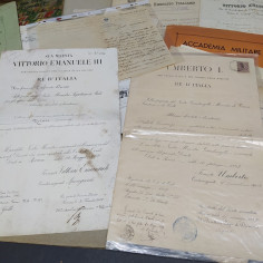 Blocco di documenti dell'Accademia Militare, foto, lettere, spartiti. Primi '900 2
