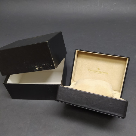 Cofanetto per orologio Vacheron Constantin nero in pelle in buone condizioni
