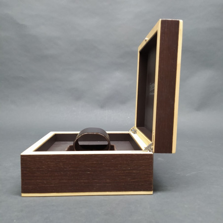Cofanetto per orologi Eberhard in legno con garanzia Gilda Eberhard da compilare