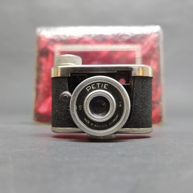 Mini macchina fotografica Petie f＝25, 1:11, meccanismo funzionante in cofanetto