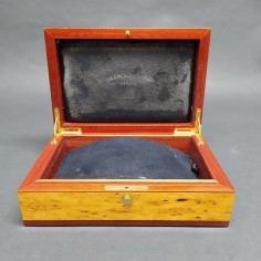 Cofanetto per orologio Franck Muller in legno lucido con rivestimento cedevole 2