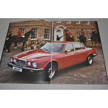 PROSPEKT DEPLIANT BROCHURE JAGUAR XJ 4.2 E 5.3 - 20 PAG. ITALIANO - OTTIMO