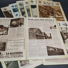 Lotto di 11 riviste Raci dell'anno 1932. Ingiallimenti, aloni, piccoli strappi 2