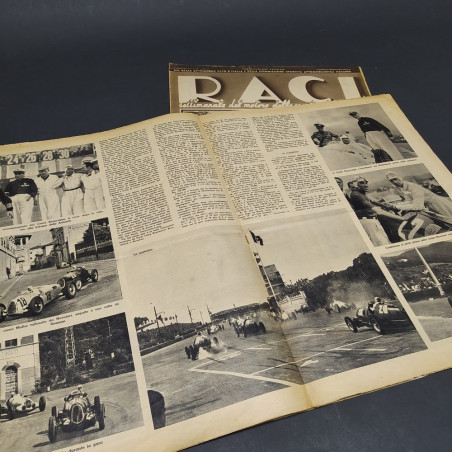 Lotto di 3 riviste Raci dell'anno 1937. Ingiallimenti del tempo, piccoli strappi