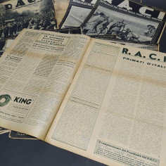 Lotto di 11 riviste Raci dell'anno 1936, anche copie. Ingiallienti e strappi 2