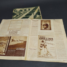 Lotto di 2 riviste Raci dell'anno 1935 con pieghe, forti ingiallimenti e strappi 2