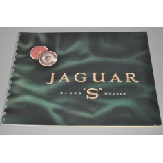 PROSPEKT DEPLIANT BROCHURE JAGUAR 3.4 & 3.8 S MODELS 8 PAG.INGLESE - BUONO