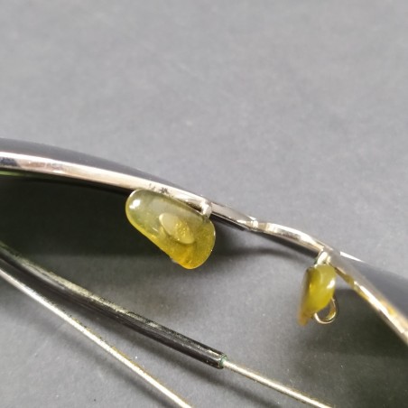 Occhiali da sole a specchio Ray-Ban a goccia, lenti grige con leggeri segni