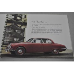 PROSPEKT DEPLIANT BROCHURE JAGUAR 3.4 & 3.8 S MODELS 8 PAG.INGLESE - BUONO 2