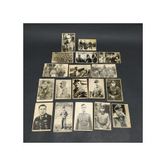 Lotto di 18 fotografie 13x8,5 di militari tedeschi della Ludwaffe. Ingiallimenti
