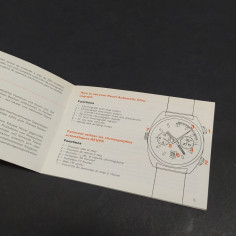 Libretto cronografo automatico Heuer ben conservato con garanzia non compilata 2