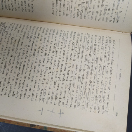 Libro Tecnica delle arti figurative, G.Urbini, anni '20. Sottolineature a matita
