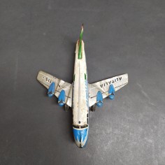 Aereo giocattolo in latta velivolo Alitalia n. 715 con meccanismo a molla 2