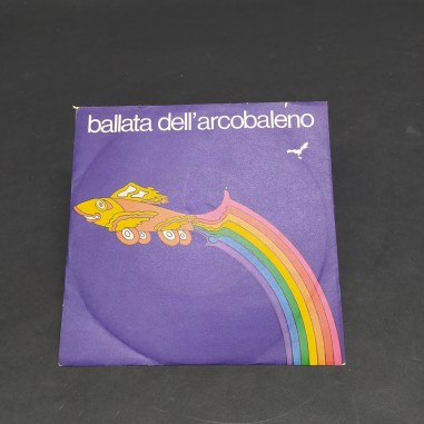 Disco 45 giri Piaggio cambia il mondo in 2 ruote-La ballata dell'arcobaleno 1972