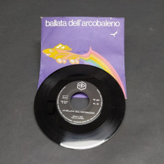 Disco 45 giri Piaggio cambia il mondo in 2 ruote-La ballata dell'arcobaleno 1972 2