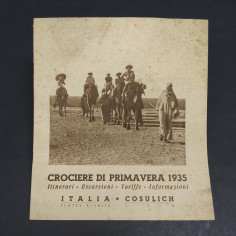 Catalogo Crociere di primavera 1935 Italia-Cosulich. Fioritura della carta