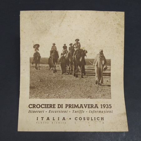 Catalogo Crociere di primavera 1935 Italia-Cosulich. Fioritura della carta