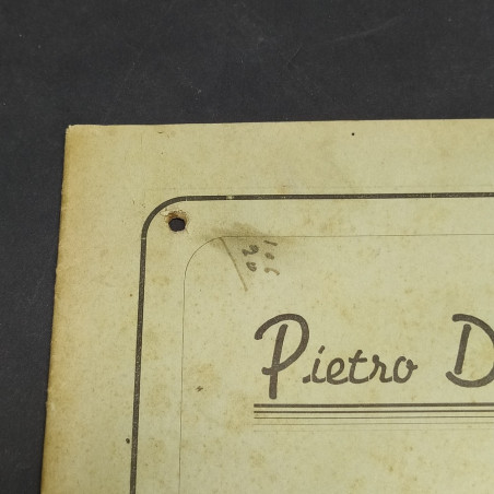 Catalogo di accessori DEM per moto, motocarri, ciclomotori, scooter 1949.Macchie