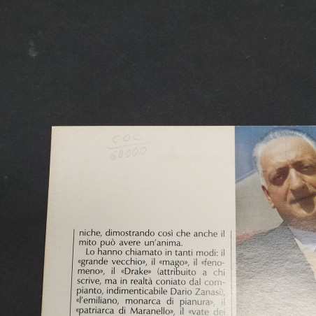 Opuscolo Ferrari 90 per il compleanno di Enzo Ferrari. Buone condizioni