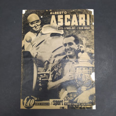 Numero speciale della rivista Lo sport per la morte di Alberto Ascari, 1955