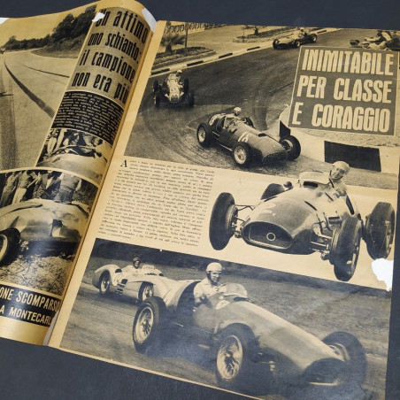 Numero speciale della rivista Lo sport per la morte di Alberto Ascari, 1955
