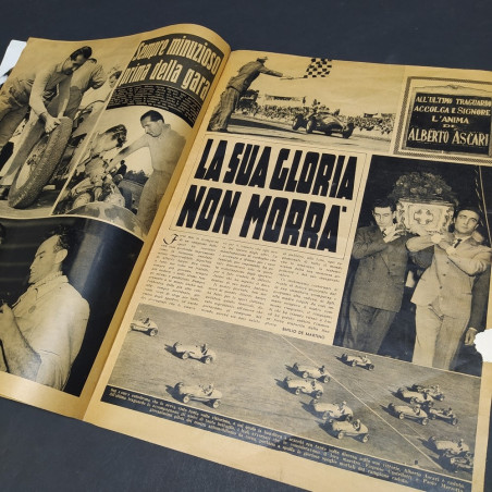 Numero speciale della rivista Lo sport per la morte di Alberto Ascari, 1955