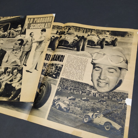 Numero speciale della rivista Lo sport per la morte di Alberto Ascari, 1955