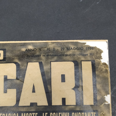 Numero speciale della rivista Lo sport per la morte di Alberto Ascari, 1955