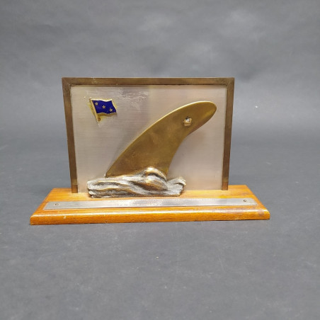 Premio del Raduno Alpini Vespisti del 1966 a La Spezia con bandierina smaltata