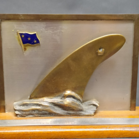 Premio del Raduno Alpini Vespisti del 1966 a La Spezia con bandierina smaltata