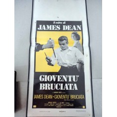 LOCANDINA CINEMA ORIGINALE JAMES DEAN GIOVENTU' BRUCIATA
