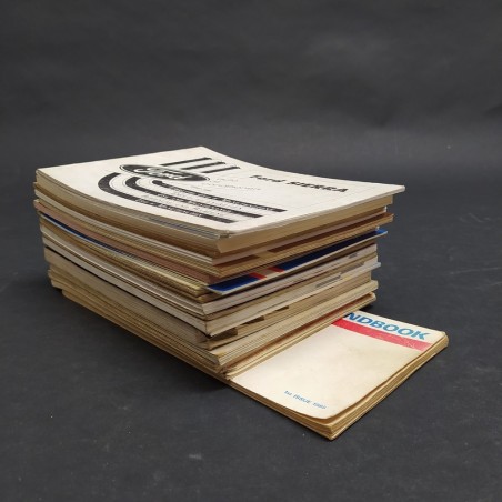 20 libretti uso e manutenzione misti Simca, Rover, Volvo. Condizini mediocri