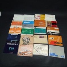 Blocco libretti uso e manutenzione misti Rover, Simca, Audi, Ford. Mediocri