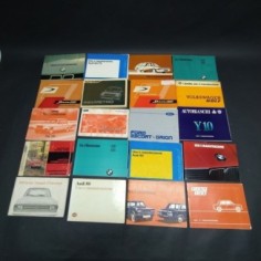 20 libretti uso e manutenzione misti Audi, Simca, BMW. Conservazione mediocre