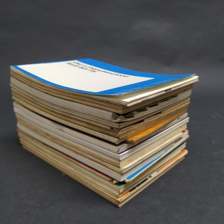 20 libretti uso e manutenzione misti Audi, Simca, BMW. Conservazione mediocre