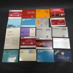 Blocco libretti uso e manutenzione misti Rover, Cadillac, Buick, Audi. Mediocri