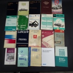 Lotto libretti uso e manutenzione misti Austin, Lancia, Triumph,Suzuki. Mediocri