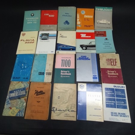 Lotto libretti uso e manutenzione misti Rover, Princess, DAF, Riley. Mediocri