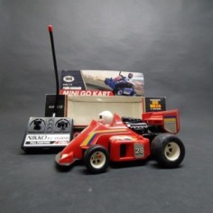 Modellino Mini go kart GiG Nikko scala 1/12, radiocomando e scatola originale 2