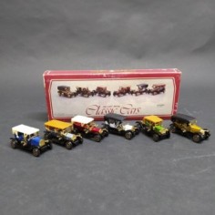 Set di 6 modellini in metallo di auto d'epoca Classic Cars, confezione originale