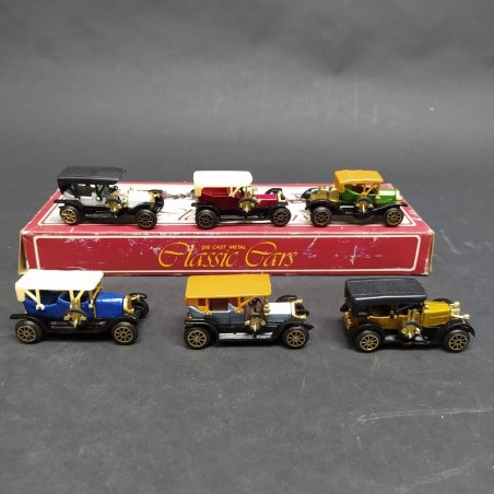 Set di 6 modellini in metallo di auto d'epoca Classic Cars, confezione originale