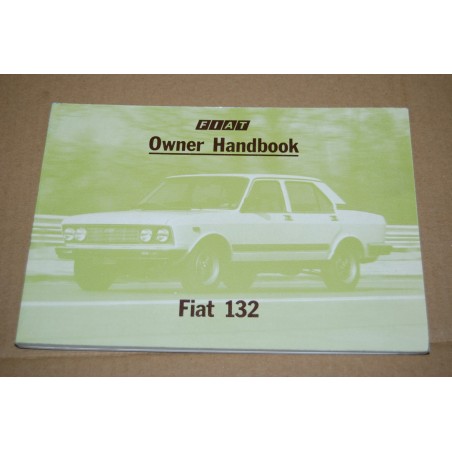 LIBRETTO USO MANUTENZIONE OWNER HANDBOOK FIAT 132 2° ED. IX 1977 ENGLISH