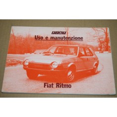 LIBRETTO USO MANUTENZIONE FIAT RITMO 4° edizione X 1978 NUOVO 2