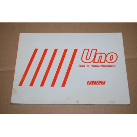 LIBRETTO USO MANUTENZIONE FIAT UNO 1° ed. I 1984 - MOLTO BUONO